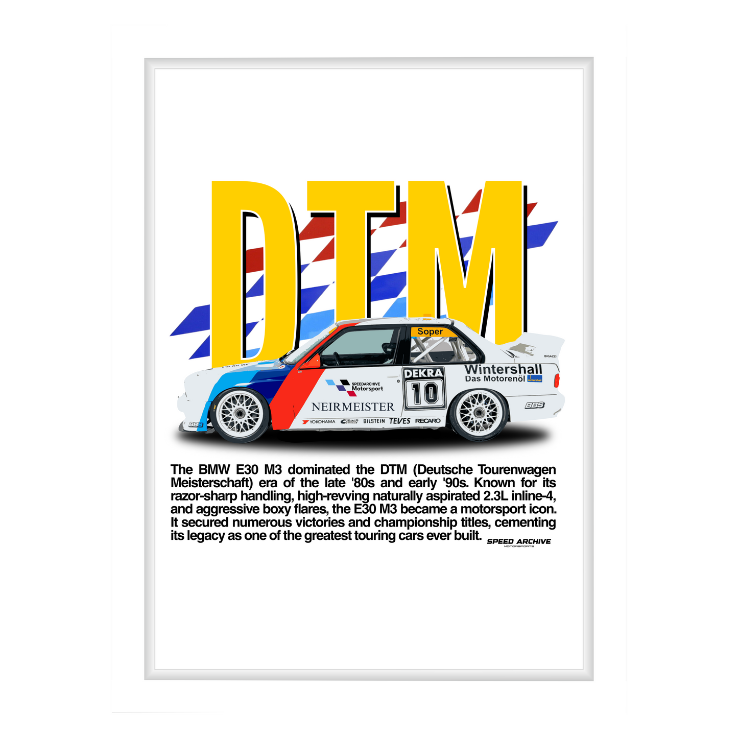 DTM Framed Poster