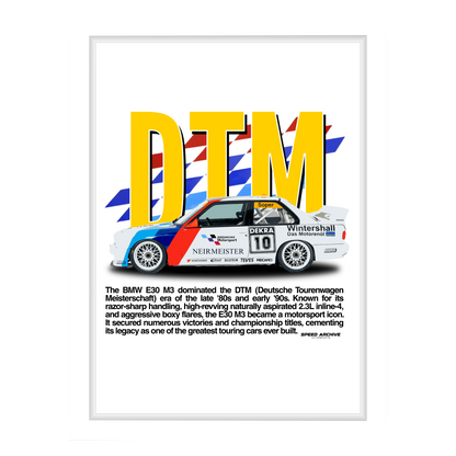 DTM Framed Poster