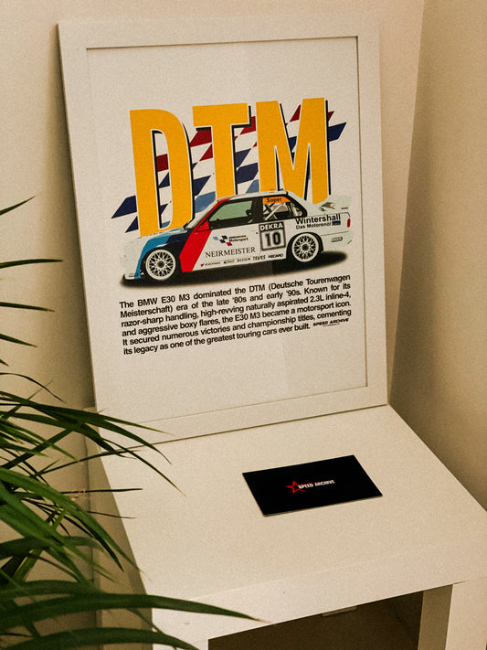 DTM Framed Poster